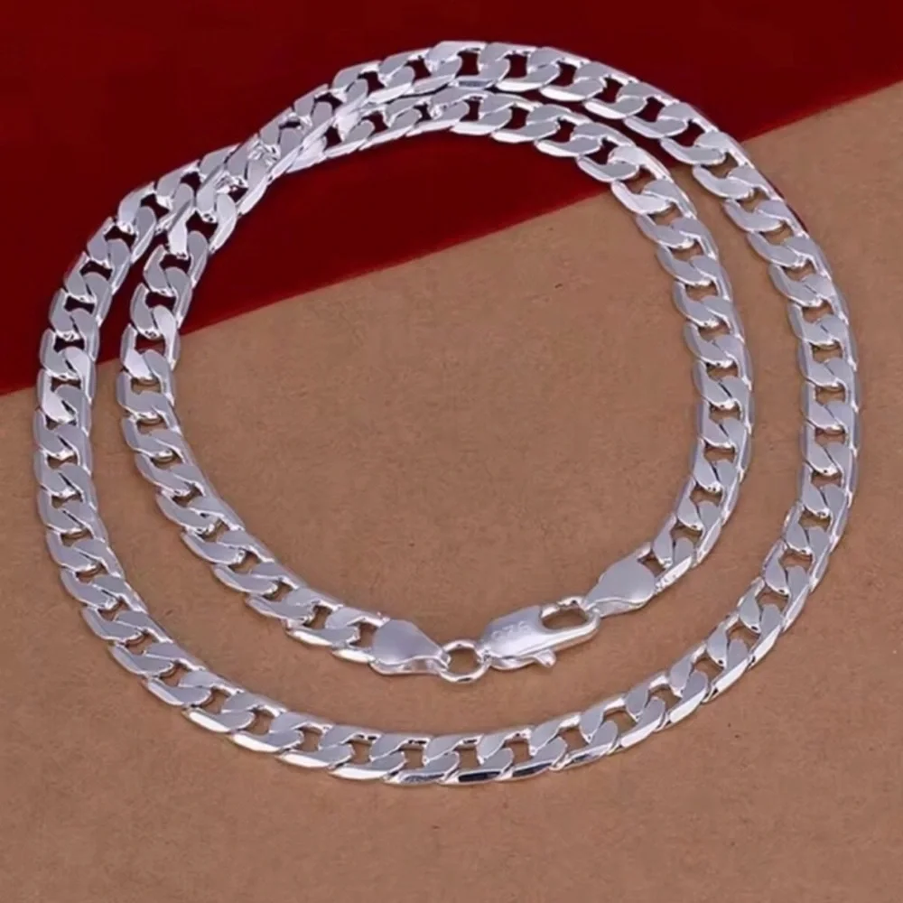 20” Sterling Silver Figaro Chain Necklace